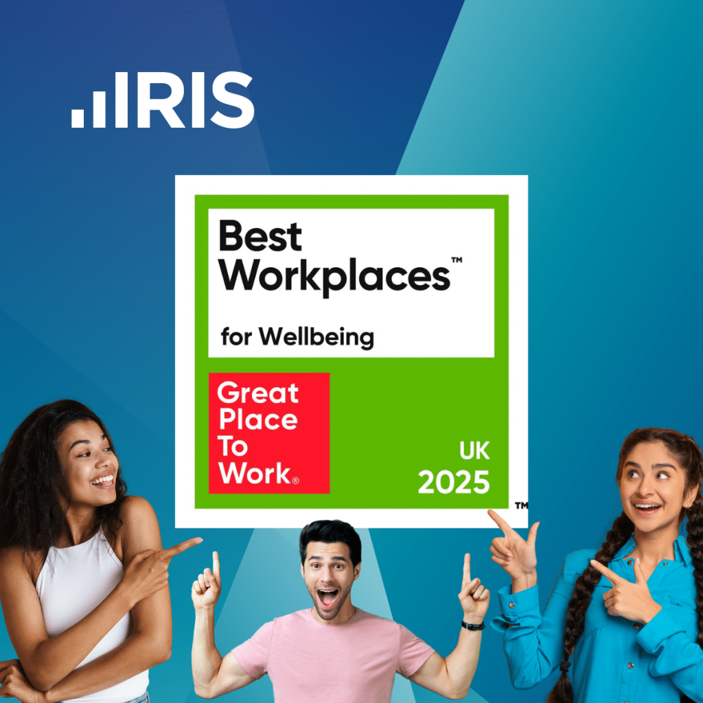 IRIS Software Group Named as one of the UK’s Best Workplaces for Wellbeing™ for fourth year running